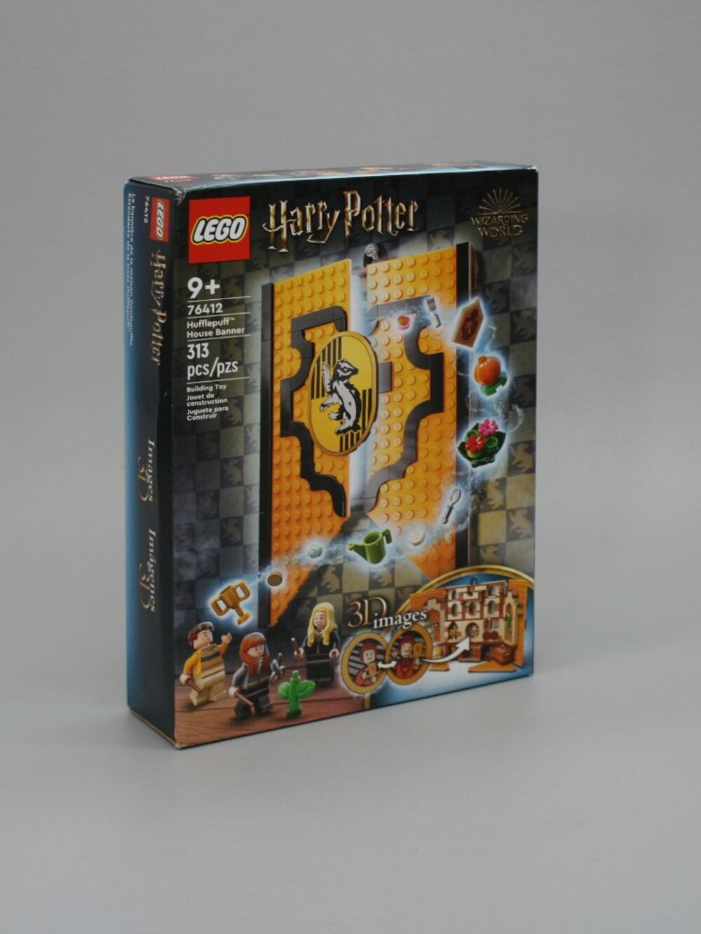 LEGO Harry Potter Hufflepuff House Banners Wizarding World 313pcs Hogwarts 76412
